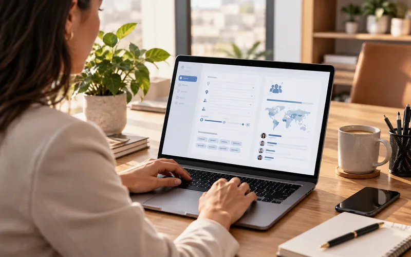 Choosing the audience for paid ads on a dashboard