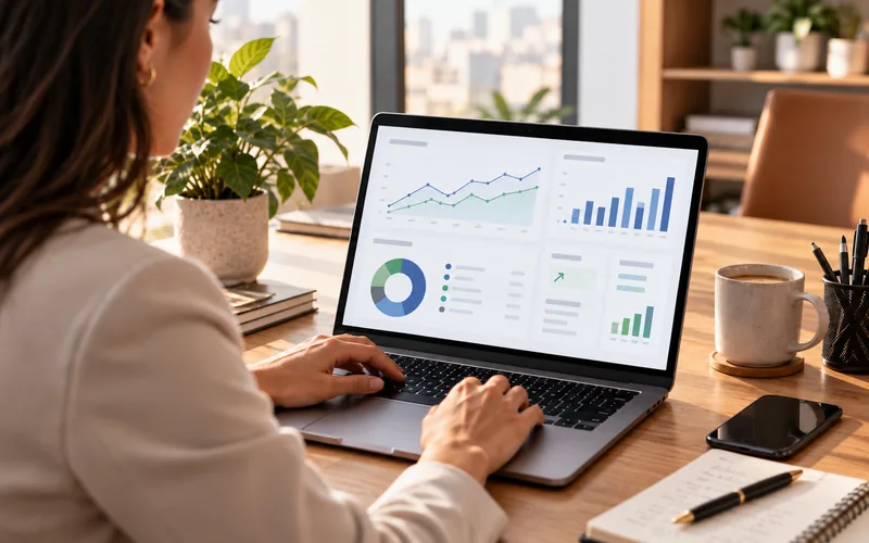 Tracking ad spend and ROI on a dashboard