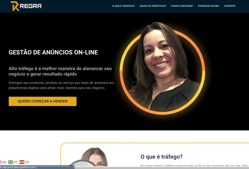 Projeto Página de Vendas Gestão de Anúncios creado por REGRA Digital Business