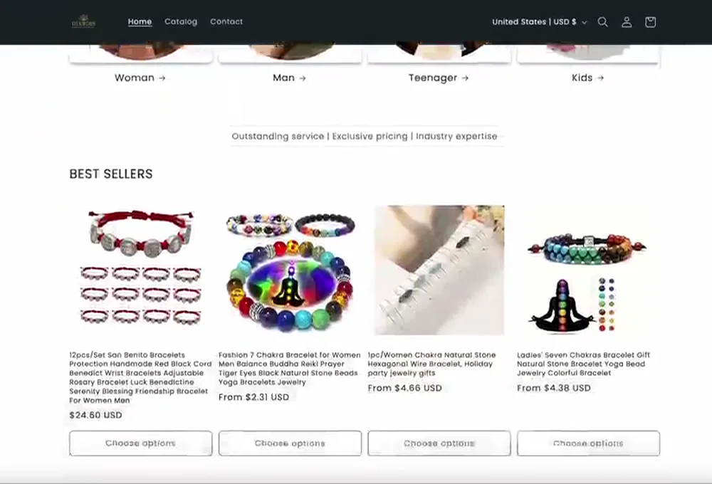 Projeto D'Lourdes Jewelry creado por REGRA Digital Business