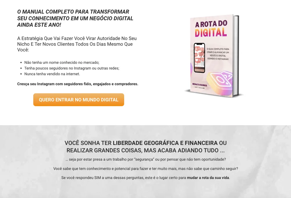Projeto Página de Vendas de E-book creado por REGRA Digital Business