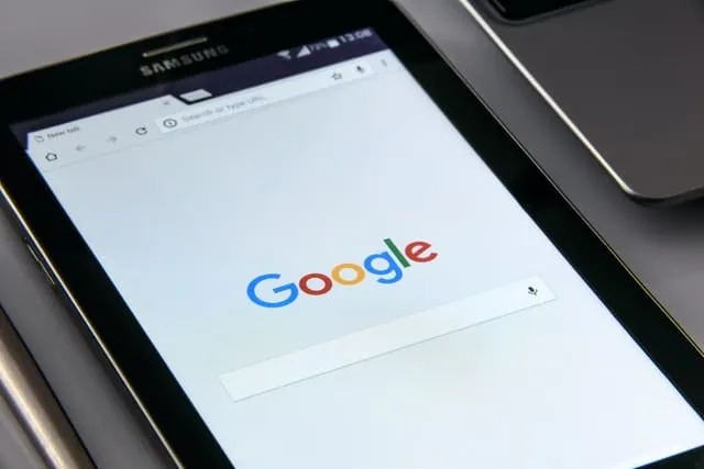 Web designer working on a modern website layout